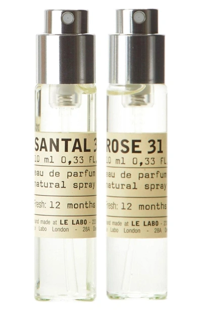 Shop Le Labo Santal 33 & Rose 31 Travel Spray Set (nordstrom Exclusive)