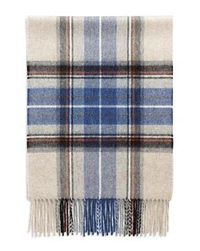 Shop The Men's Store At Bloomingdale's Exploded Tartan Cashmere Scarf - 100% Exclusive In Beige