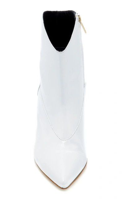 Shop Tibi Dylan Ankle Bootie In White