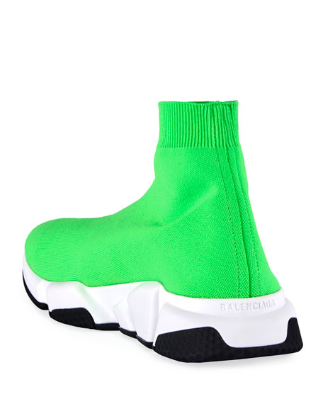 lime green and blue balenciaga