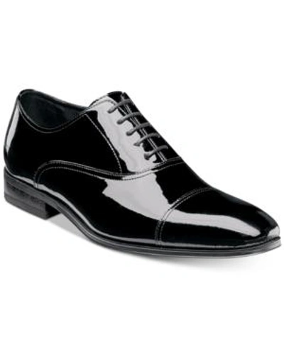 Shop Florsheim Men's Tux Cap-toe Oxfords In Black Patent Cap Toe