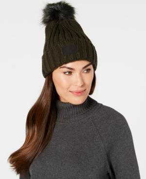 ua snowcrest pom beanie