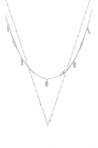 Shop Child Of Wild Lovestruck Layered Necklace In Silver