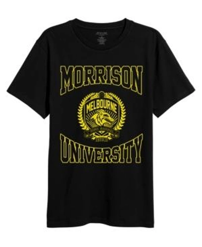 Shop Elevenparis Men's Morrison University T-shirt In Black