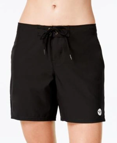 Shop Roxy 7" Board Shorts In Anthracite