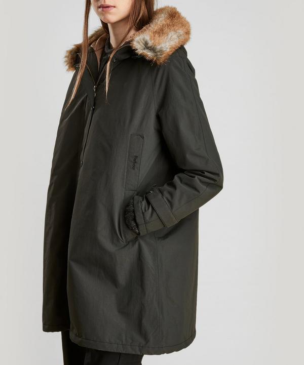 Barbour Dexy Hooded Jacket In Black 