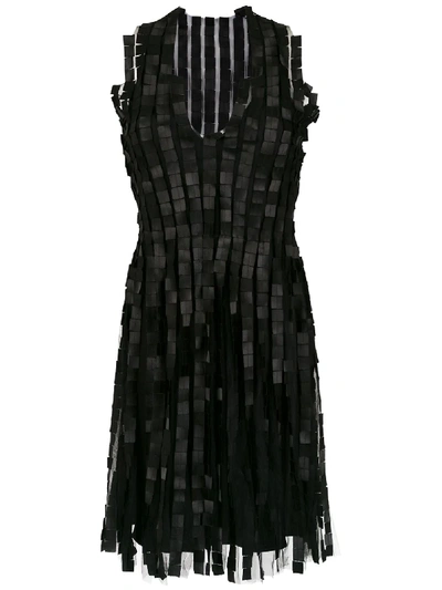 Shop Gloria Coelho Embellished Dress - Black