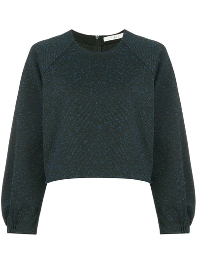 Shop Tibi Eclipse Sweatshirt - Blue