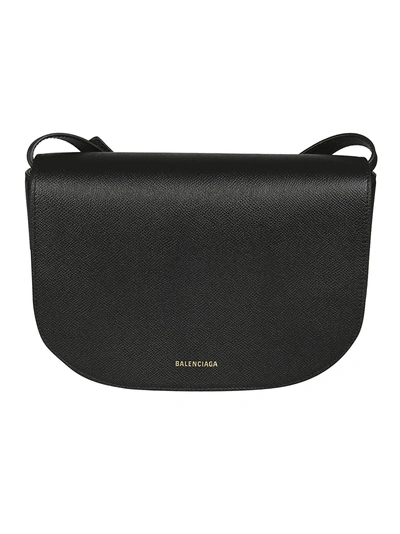Shop Balenciaga Ville Day Shoulder Bag In Black