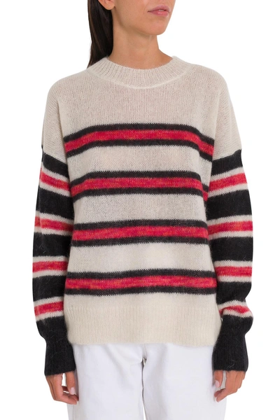 Shop Isabel Marant Étoile Russel Pullover In Bianco