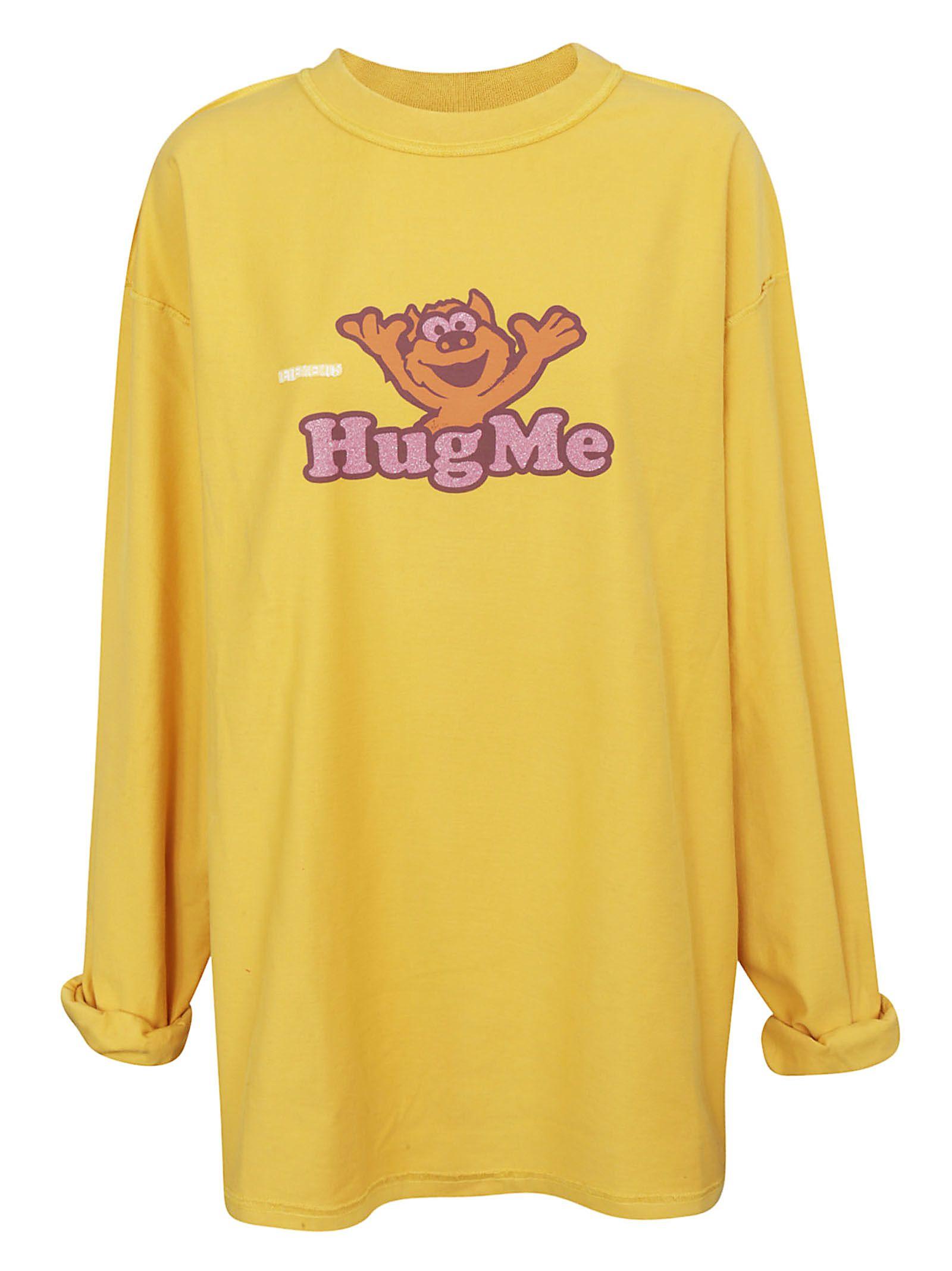 vetements hug me hoodie