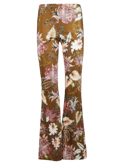 Shop Black Coral Alba Floral Trousers In Wished