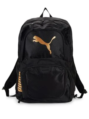 puma bookbags gold