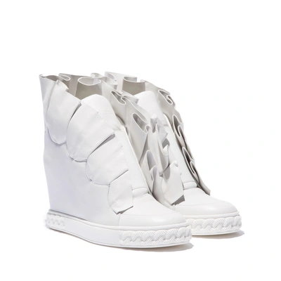 Shop Casadei Sneakers Maleficent In White