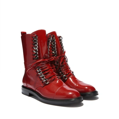 Shop Casadei Biker In Chili Pepper