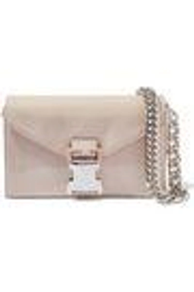 Shop Christopher Kane Woman Devine Patent-leather Shoulder Bag Pastel Pink