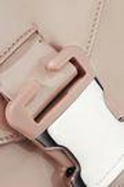 Shop Christopher Kane Woman Devine Patent-leather Shoulder Bag Pastel Pink