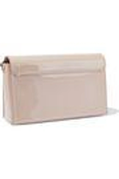 Shop Christopher Kane Woman Devine Patent-leather Shoulder Bag Pastel Pink