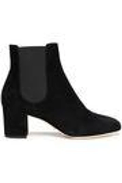 Shop Dolce & Gabbana Suede Ankle Boots In Black