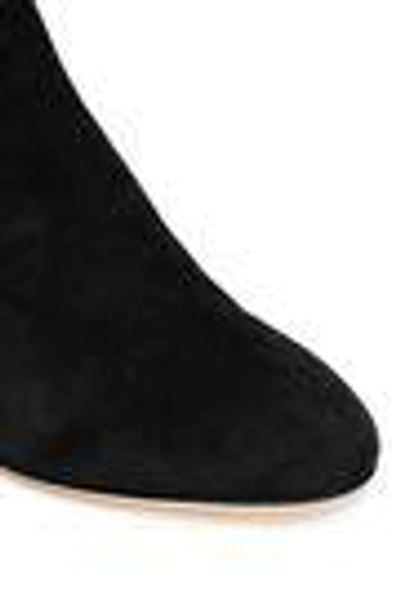 Shop Dolce & Gabbana Suede Ankle Boots In Black