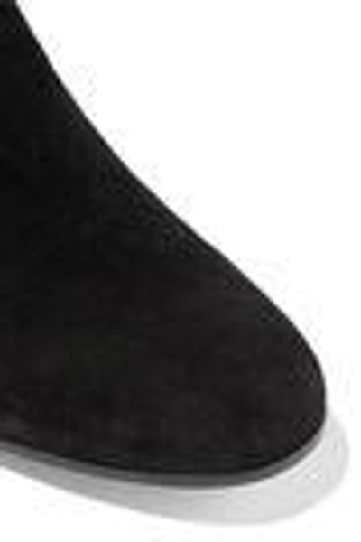 Gianvito Rossi Woman Suede Over-the-knee Boots Black In Black