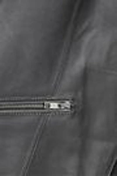 Shop Veda Woman Jamie Leather Jacket Gray