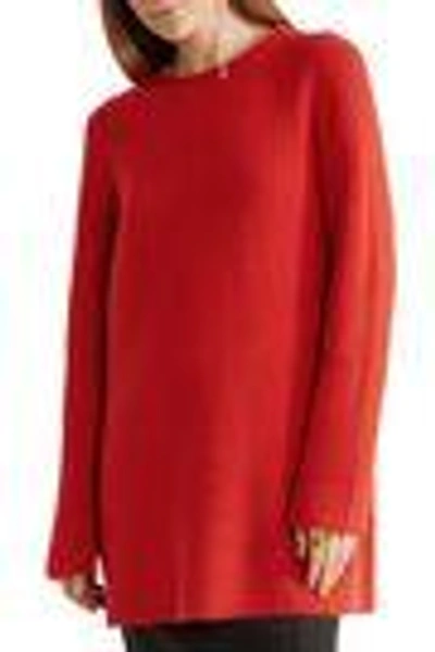 Shop The Row Woman Taby Oversized Cashmere Sweater Tomato Red