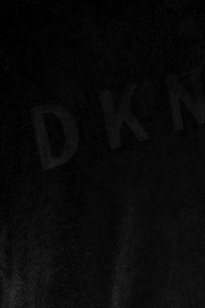 Shop Dkny Chenille Pajama Top In Black