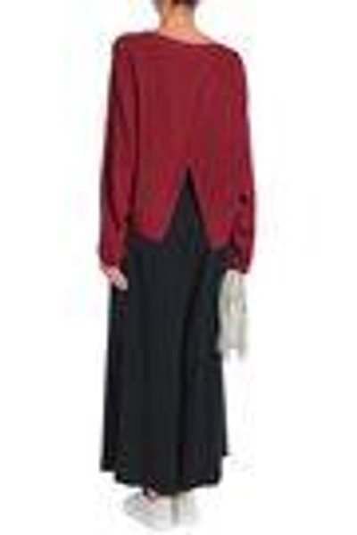 Shop Vanessa Bruno Alpaca-blend Sweater In Crimson