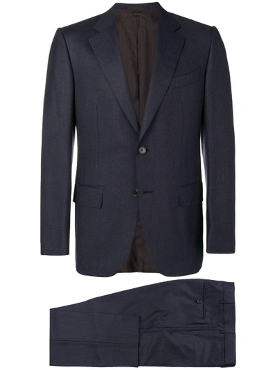 Shop Ermenegildo Zegna Xxx Single Breasted Suit - Blue