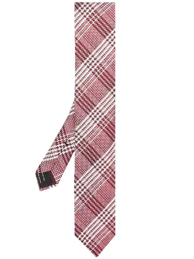 Shop Tom Ford Prince Of Wales Tie - Red