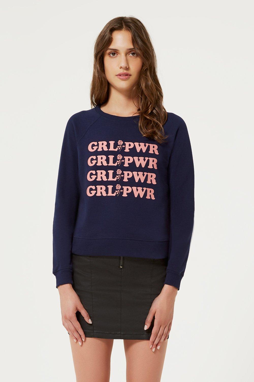 rebecca minkoff grl pwr sweatshirt