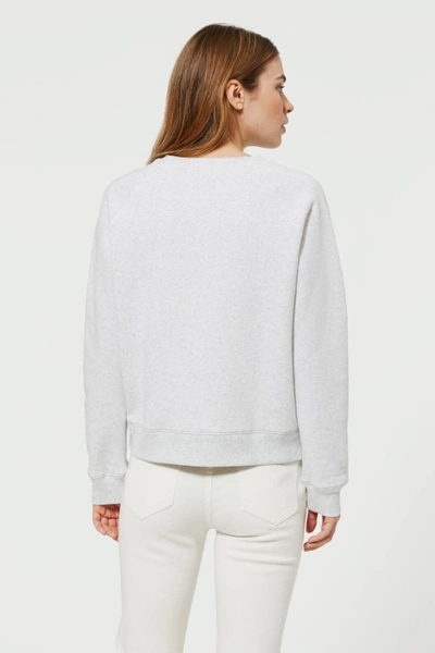 Shop Rebecca Minkoff Paris Sweatshirt In Heather Grey/black