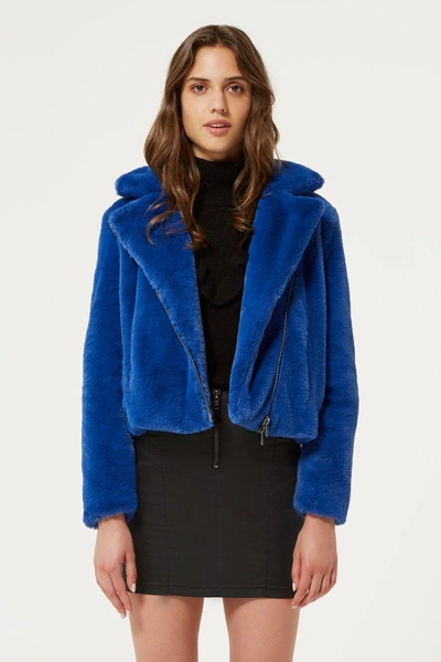 Shop Rebecca Minkoff Henderson Jacket In Blue