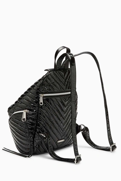 Shop Rebecca Minkoff Julian Nylon Backpack In Black