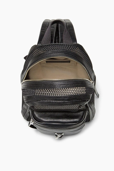 Shop Rebecca Minkoff Black Net Mini M.a.b Backpack |