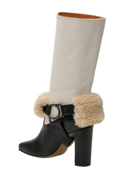 Shop Off-white Riding Boots In Nero