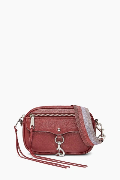 Shop Rebecca Minkoff Blythe Crossbody With Guitar Strap In Bordeaux