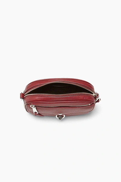 Shop Rebecca Minkoff Blythe Crossbody With Guitar Strap In Bordeaux