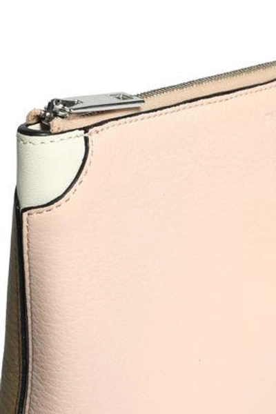 Shop Rag & Bone Woman Leather Cosmetic Bag Pastel Pink