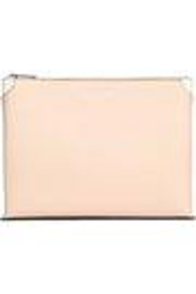 Shop Rag & Bone Woman Leather Cosmetic Bag Pastel Pink