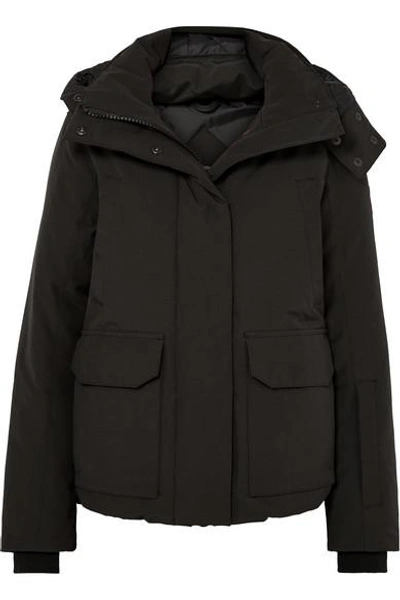 Shop Canada Goose Blakely Hooded Quilted Shell Down Jacket In Black