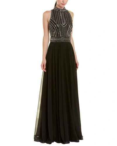 Shop Theia Gown In Black