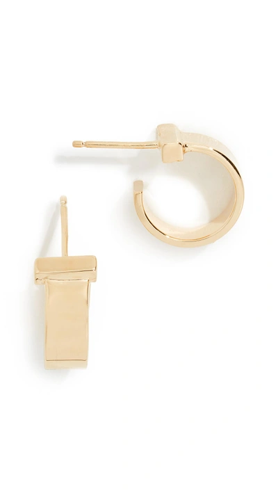 Shop Jennifer Zeuner Jewelry June Xs Earrings In Gold