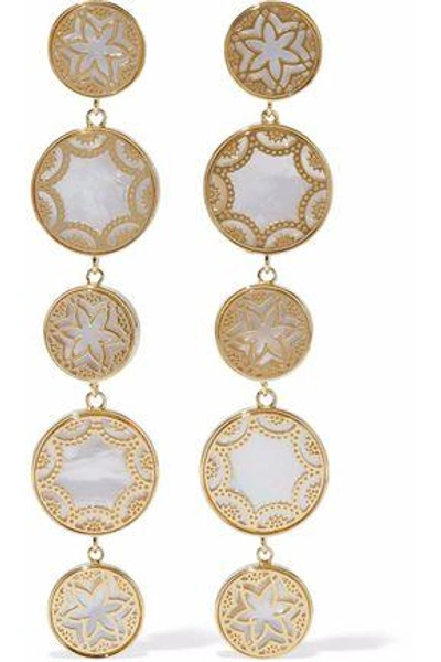 Shop Noir Jewelry Woman Gold-tone Faux Pearl Earrings Gold