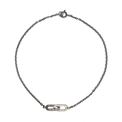 Shop Pearls Before Swine Silver Double Link Bracelet In .925 Silve