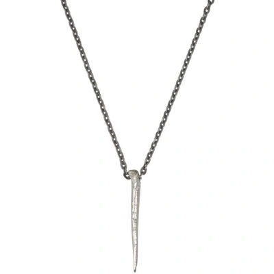 Shop Pearls Before Swine Silver Medium Thorn Pendant Necklace