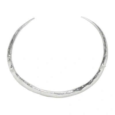 Shop Pearls Before Swine Silver Two-tone Thorn Cross Cuff Bracelet