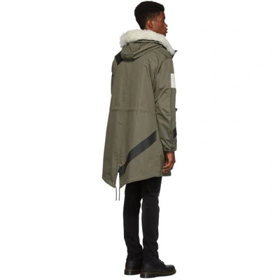 Shop Belstaff Green Burfield Parka In 20107 Green