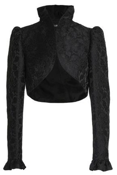Shop Dolce & Gabbana Woman Jacquard Bolero Black